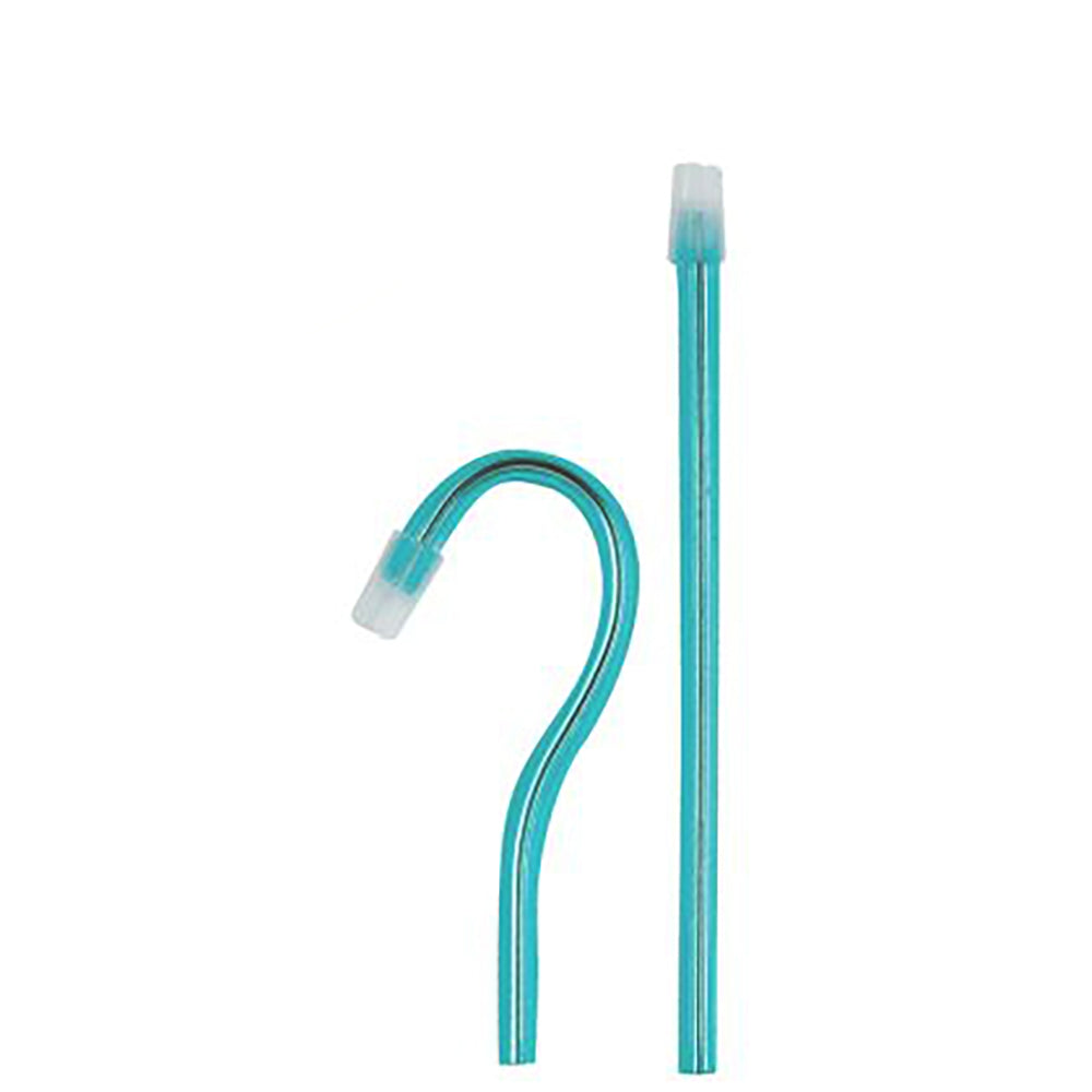 DUKAL UNIPACK Saliva Ejectors, Aqua Body, Clear Tip