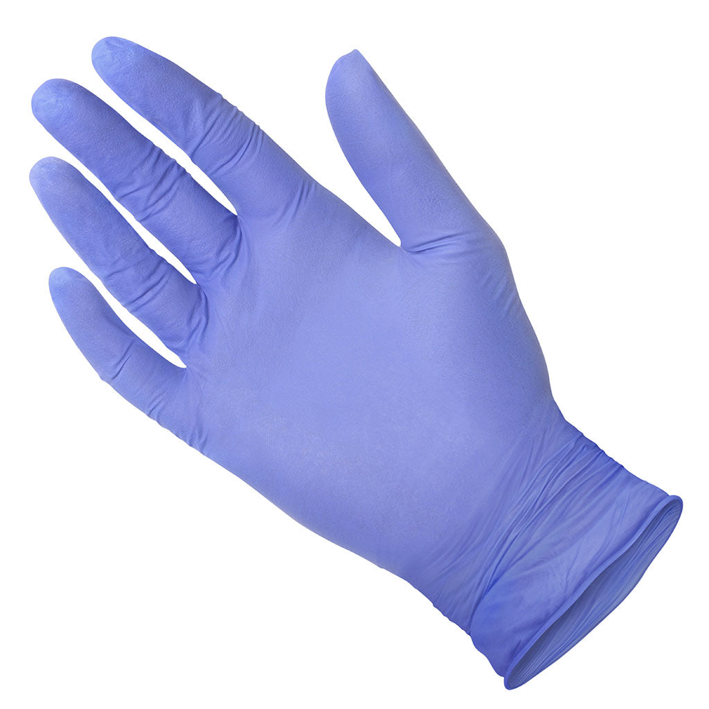 MEDGLUV NITRACARE 100 Nitrile Exam Gloves, Large, Box of 100