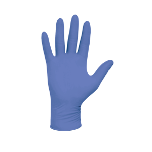 AQUASOFT Nitrile Gloves, Large, Blue, 3000/Case