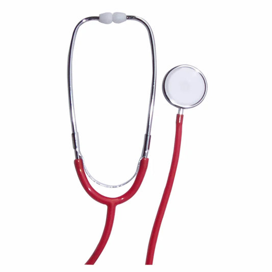 DUKAL TECH-MED SINGLE HEAD STETHOSCOPE 22", Red