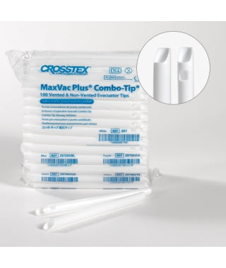 CROSSTEX EVACUATOR TIP, White