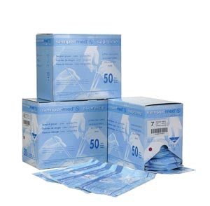 SEMPERMED SUPREME LATEX POWDER FREE GLOVE, Sterile Pairs, Case of 300