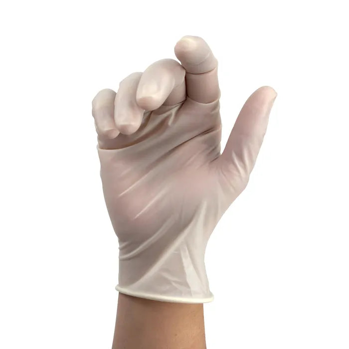 Dynarex AccuTouch Latex Exam Gloves, Powder-Free Case/1000